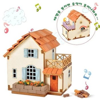 [VCMQ2JEP]나무모형만들기 알프스 벽돌집(YM949)