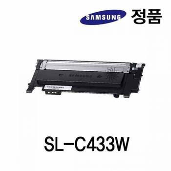삼성정품 SL-C433W 컬러 레이저프린터 토너 검정 디지털/가전