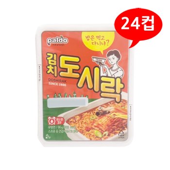 야쿠르트/팔도 (팔도) 김치 도시락면 86gx24컵
