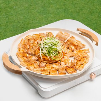 [무케] 리한_모브 그리들 34cm (2colors)+ 우드핸들2p 세트