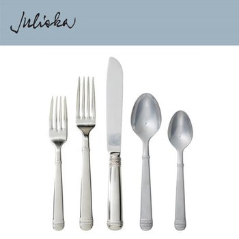 [해외] Juliska 르 빠니에 Le Panier 5pc Setting - Bright Satin (4인조 / 20p)