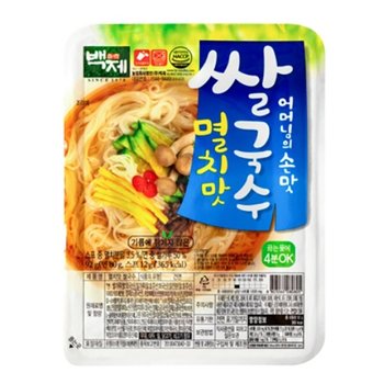 [C]백제 멸치맛 건면 쌀국수 92g x 30