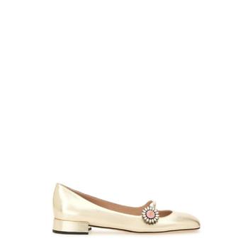 VALENTINO GARAVANI 6W2S0LL7RKP_BZ1 MARY-JANE PRESHOES BALLERINA IN KIDSKIN