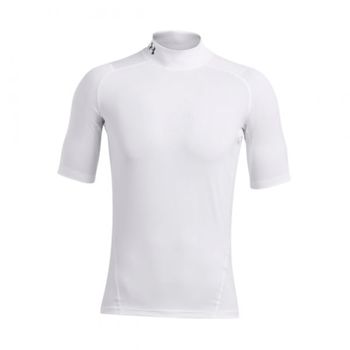 언더아머 UNDERARMOUR 히트기어 아머 컴프레이션 모크넥 반팔티 1372586-100 410654
