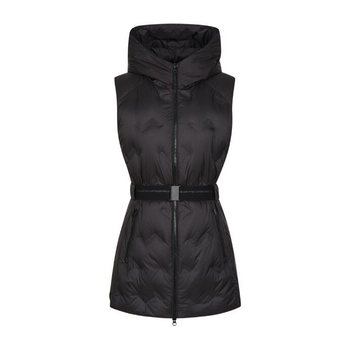 여성 중힙기장 후드 다운 베스트 RWDVN8302-199_IC