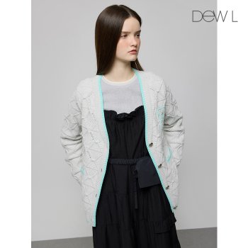 듀엘 브이넥 루즈핏 가디건 LG_D251KSL007