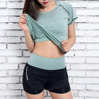 [JHQRBS2C_4A]빅사이즈 여자친구 스판 여자티 직장인