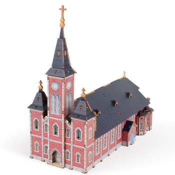 YM876 성모순례지성당 감곡매괴 목재모형 조립키트 조립 모형완구 방학숙제