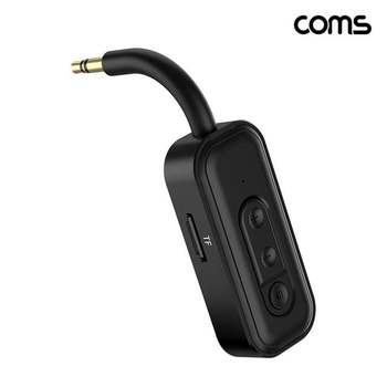 TBZ Coms 블루투스 오디오 송수신기 v5.3 AUX TF카드 동글 비행기 자동차