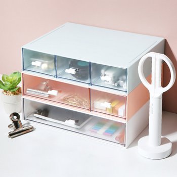 서랍식 책상 정리함 소품함 데스크 사무용품 수납함 플라스틱 미니 서랍함 사무실 꾸미기