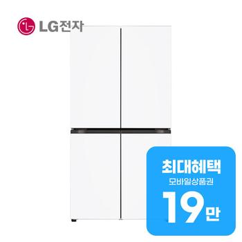 LG 디오스 오브제컬렉션 매직스페이스 4도어 냉장고 870L T875MHH111 렌탈 60개월 월 69500원