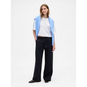 GAP 우먼 릴렉스드 Straight Leg 스웨트팬츠 블랙 문리스 나이트 11158267