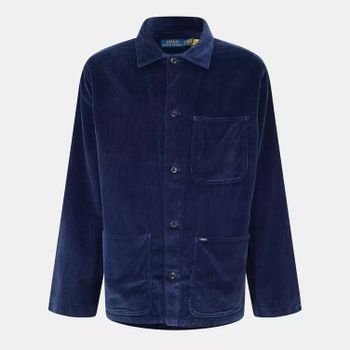 폴로 랄프 로렌 남성 네이비 롱 슬리브 코듀로이 셔츠 116825901