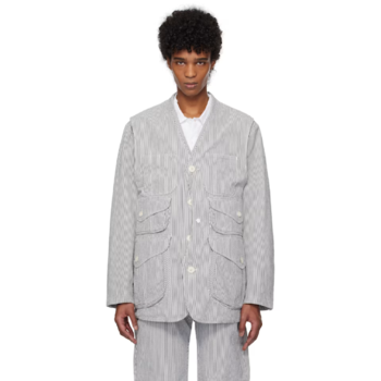 25 FW Engineered Garments 네이비   화이트 헌팅 베스트 251175M185000