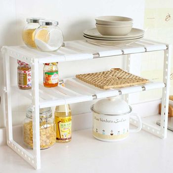 원룸꾸미기 좁은 부엌 정리 씽크대 안에 선반 냄비 그릇 수납함 주방아이템