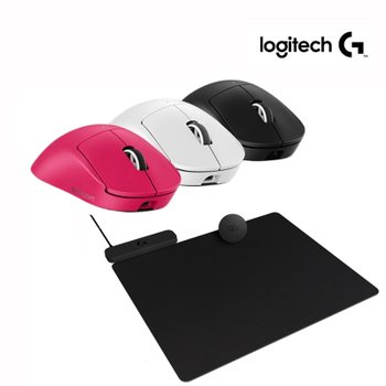 로지텍 로지텍코리아 G PRO X SUPERLIGHT 2 DEX  무선 게이밍 마우스 + 파워플레이 2 POWERPLAY 2 세트