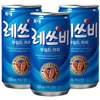 롯데칠성 롯데 레쓰비 업소용 150ml x 30캔 커피음료