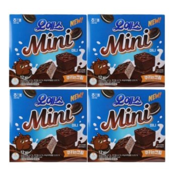 해태제과 오예스 미니 쿠키앤크림 192g 4개