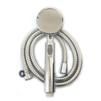 서비스센터샤워호스 2m 샤워헤드 절수효과 기능샤워기 메탈호스세트 녹걱정없는 코일호스 수압조