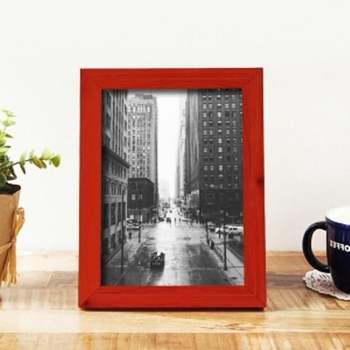 포토닉 VYC597W1 사진액자 5x7 오렌지 벽걸이액자