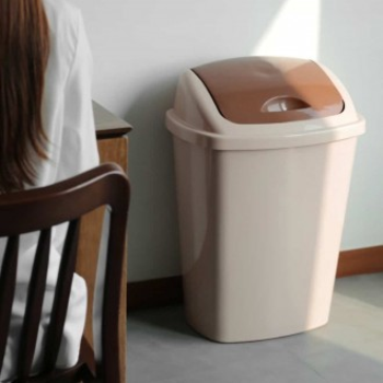 대형 SER765Z8 쓰레기통 50L 대형휴지통 사각쓰레기통 스윙휴지통