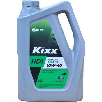 GS칼텍스 엔진오일 디젤 Kixx HDX CK-4/10W-40_4/4L (E11) 부품 소모품 자재 파츠