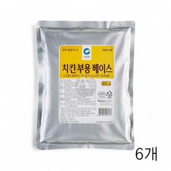 대상주식회사 Q8E5C3K2 청정원 치킨 부용 베이스 800g X 6개