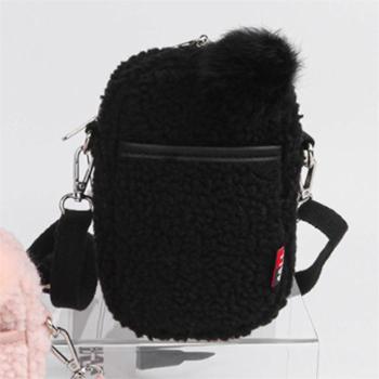 라일리 Rly 뽀글이 작은 메신저백 검정 가방 데일리 유행 쇼퍼백 S9507146