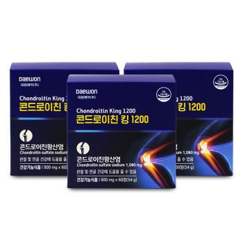 대원제약 콘드로이친 킹 1200 900mg x 60정 X 3박스 I (S50154368)