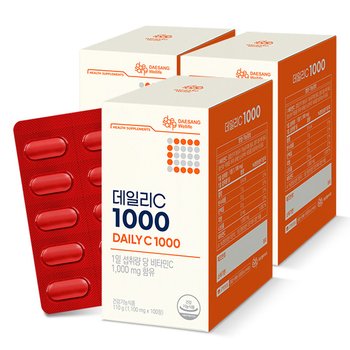 데일리C 1000 (1,000 mgX100정),3통