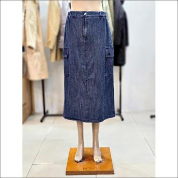 BCBG 올앤선드리 세이브존02 뒷밴딩 포켓 데님 스커트  A6M4S278 (S49068488)