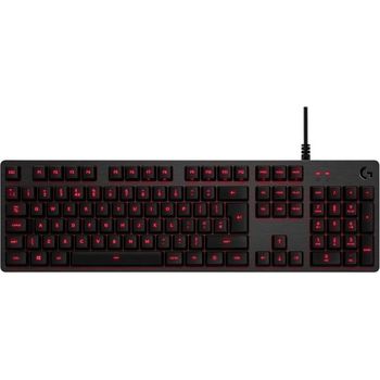 [해외] 영국 로지텍 기계식키보드 Logitech G413 USB QWERTY Keyboard with Wire Mechanical LED 블랙 1