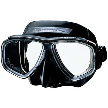 [해외] TUSA 스플렌 다이브 II 가면 M-7500QB BK 블랙 실리콘