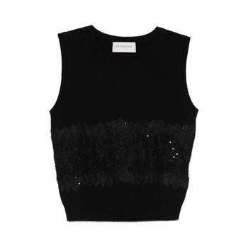 25 FW ERMANNO FIRENZE  시퀸 장식 탑 D47EN026E55 TP444241034