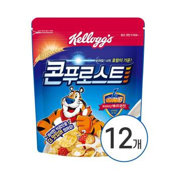 켈로그 콘푸로스트 시리얼 600g x 12개 1박스 (S42305044)