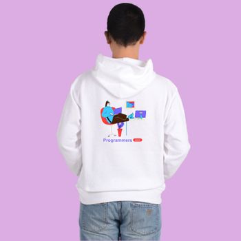 후드티 화이트 프리랜서 디지털노마드 온택트 디자인