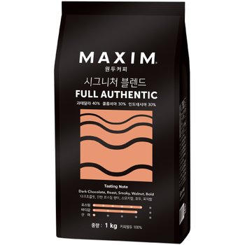 맥심시그니쳐 블렌드 풀어센틱 1kg