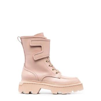 Santoni 라운드 토 앵클 부츠 WTCW70437NUDB  TP976978939