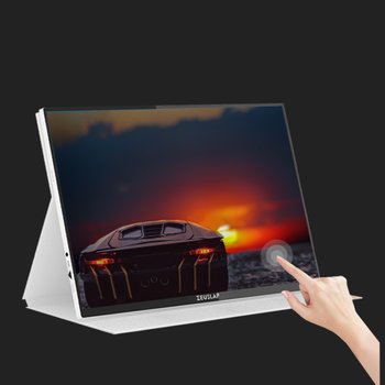 제우스랩 휴대용 터치 모니터 P16KT PRO 고화질 QHD 포터블 모니터  삼성 DEX지원