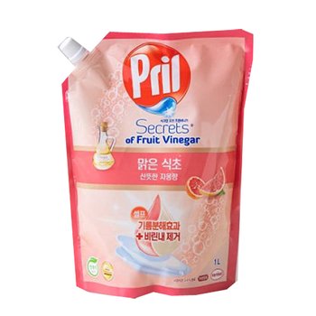 프릴 주방세제 맑은 식초 자몽 1L