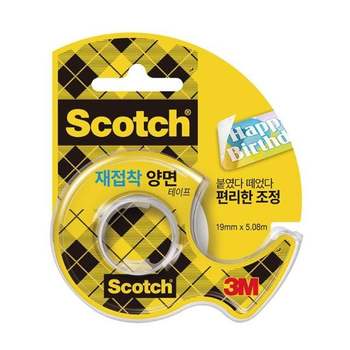3M 289GNU98 스카치 재 양면테이프 238(19mmx5.08m)