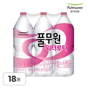 워터루틴 생수 2L X 18병