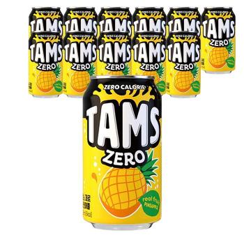 롯데 탐스제로 파인애플 355ml X 12캔 과일 탄산 (S35772007)