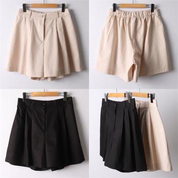 위쉬몰 CH 투핀턱뒤밴딩반바지(I703H205) 빅사이즈 (S8642335)