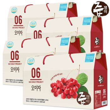 [오늘출발] 오미자즙 4박스 120포