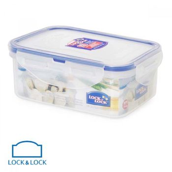 클래식 직사각 찬통 밀폐용기 460ml HPL814 반찬통 플라스틱통 내장고용기 예쁜용기