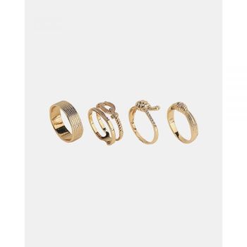 [해외] ALDO 알도 노타 멀티팩 반지 - 골드/투명 멀티 7532182