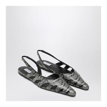 [해외] 알라이아 Slingback ballerinas in python effect printed leather AA3G1001I054LE/XL_ALAIA