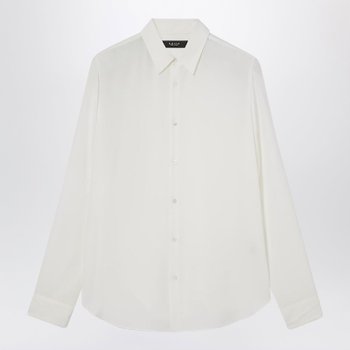 [해외배송] 구찌 크레이프 드 신 실크 포인트 칼라 셔츠 860864ZAUPT 9000