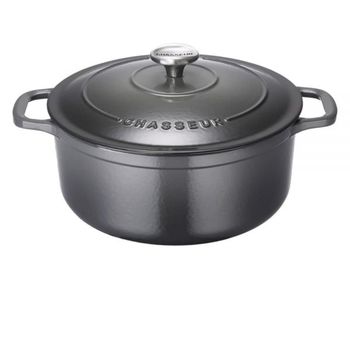 CHASSEUR 무쇠주물 양수냄비 18cm (PUC471889) (캐비어)